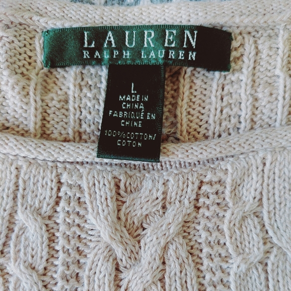 Lauren Ralph Lauren knit sweater size L. - Picture 7 of 11